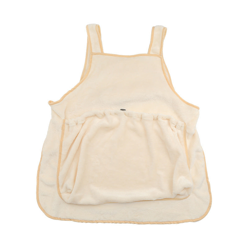 Traveling in Comfort: The Plush Pet Carrier Chest Apron