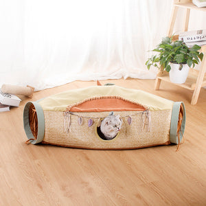 Discover the Joy of Play with the Net Red Litter Roll Tunnel Drilling Pet Toys