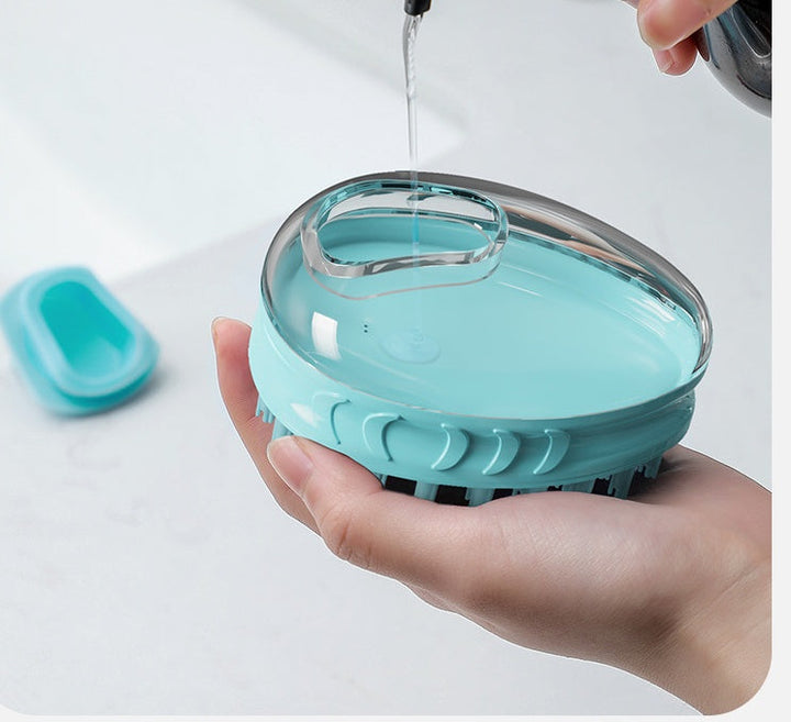 Enhance Your Pet's Bath Time with the New Pet Bath Massage Rub Brush Tool